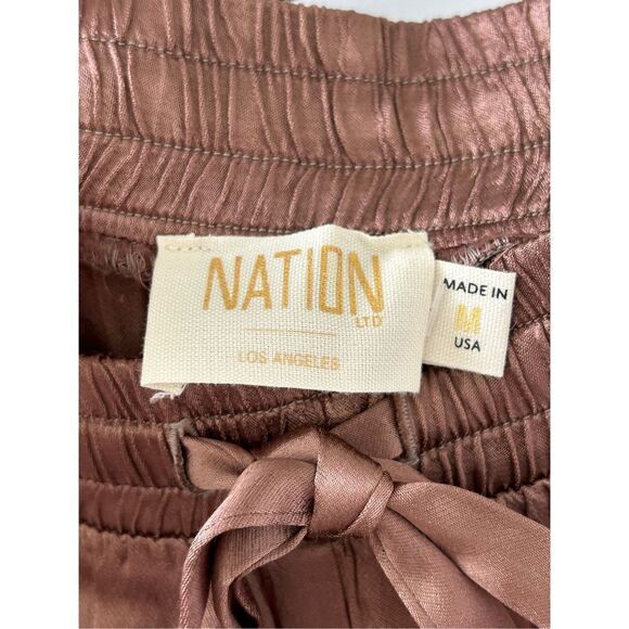 Nation LTD Del Ray Dressed Up Lounge Pant Women’s Sahara Size Medium - Picture 4 of 7